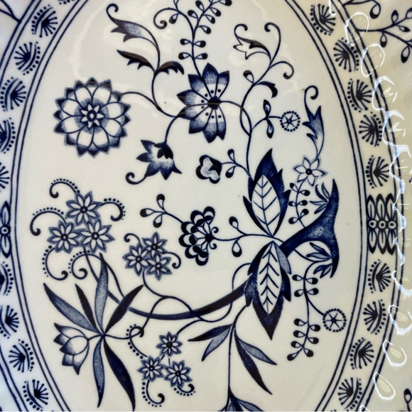 Replacement Blue Nordic by J&G Meakin English Ironstone Hand-Engraved  Platter - Picture 4 of 15